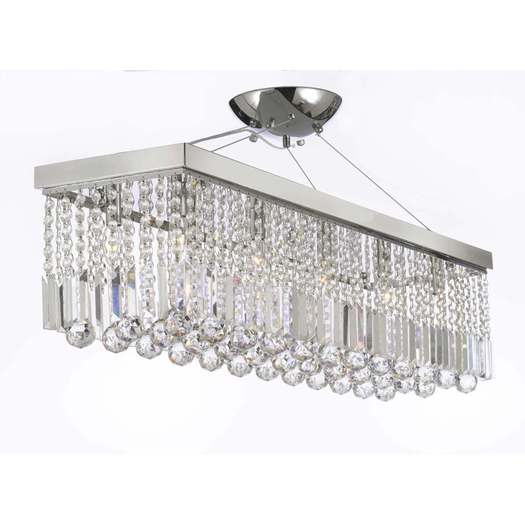 Orren Ellis Howze 10 Light Kitchen Island Square / Rectangle Pendant